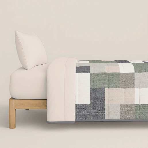 Naturals - Edredom Nórdico Estampado Cama 150 - 100% Poliéster Microfibra - 300g - TETRIS