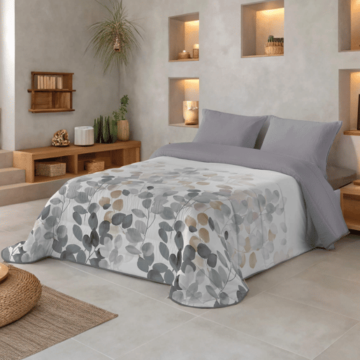 Naturals - Edredom Nórdico Estampado Cama 180 - 100% Poliéster Microfibra - 300g - JUDY