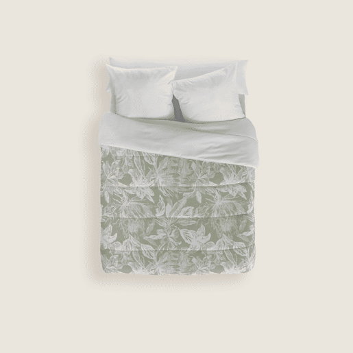 Naturals - Edredom Nórdico Estampado Cama 150 - 100% Poliéster Microfibra - 300g - ALMA