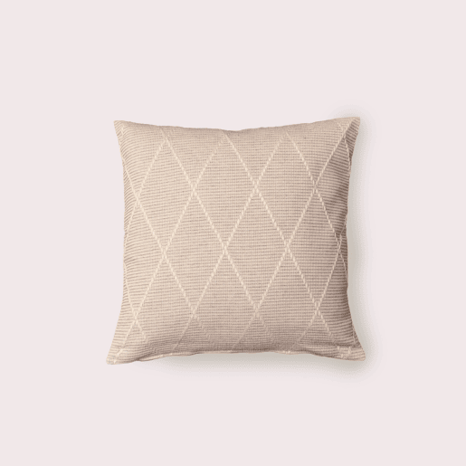 Naturals - Capa de Almofada Estampada - Sem enchimento - 50x70 cm - 80% Algodão - 20% Poliéster - Jacquard - TERRA CINZA