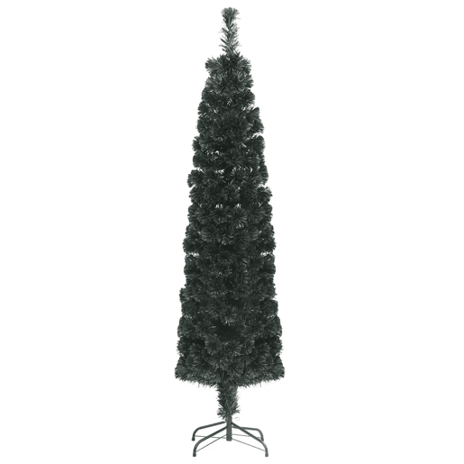 Árvore de Natal - Pinheiro de Natal artificial fina c suporte 150 cm fibra ótica