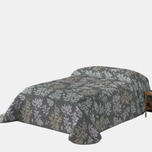 NATURALS - Edredão Nórdico Estampado - 200 gramas - Cama 150 - HOJAS GRIS