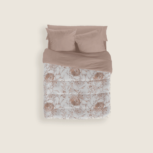 Naturals - Edredom Nórdico Estampado Cama 105 - 100% Poliéster Microfibra - 300g - EMMA