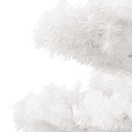 Árvore de Natal rotativa pré-iluminada + vaso PVC 120 cm branco Árvore de Natal rotativa pré-iluminada + vaso PVC 120 cm branco