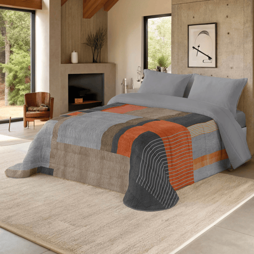 Naturals - Edredom Nórdico Estampado Cama 105 - 100% Poliéster Microfibra - 300g - BAER