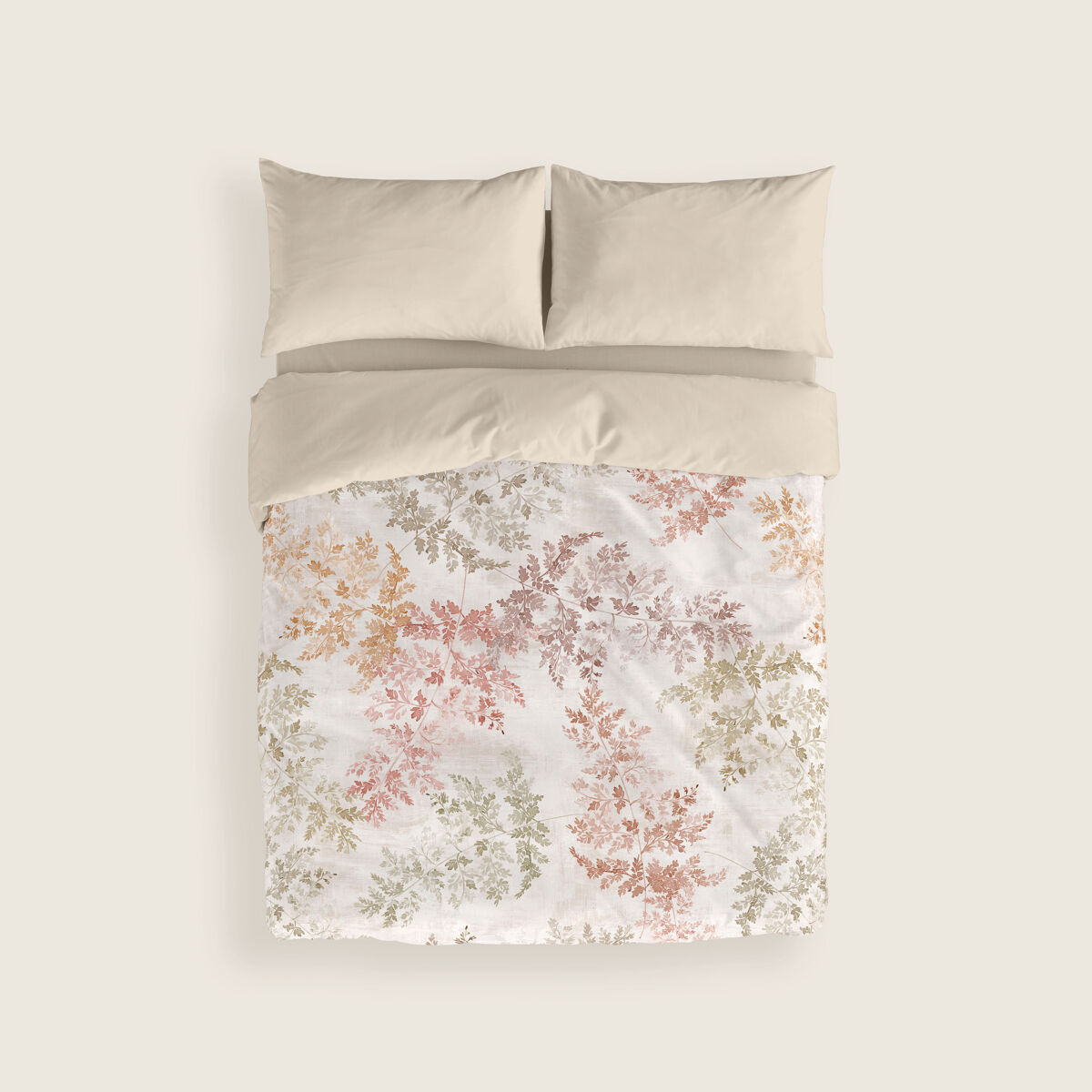 Naturals - funda nórdica estampada cama 135 - algodón extra suave - incluye 1 o 2 fundas de almohada - highlands