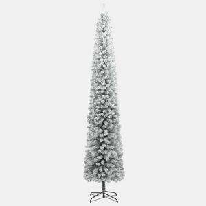 Árvore de Natal - Pinheiro de Natal fina c suporte e flocos de neve 300 cm PVC