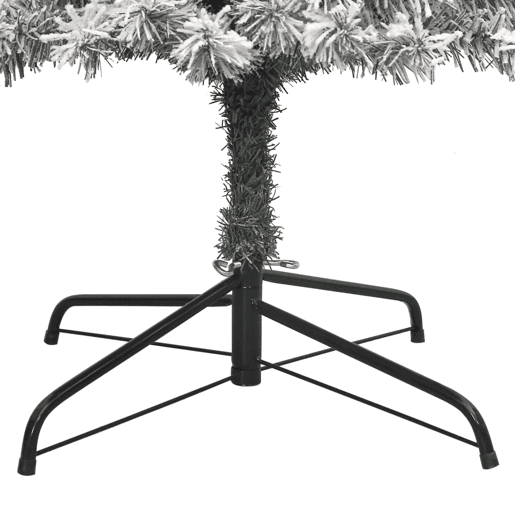 Árvore de Natal - Pinheiro de Natal fina c suporte e flocos de neve 300 cm PVC Árvore de Natal - Pinheiro de Natal fina c suporte e flocos de neve 300 cm PVC