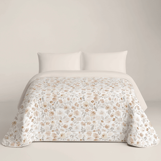 Naturals - Edredom Nórdico Estampado Cama 90 - 100% Poliéster Microfibra - 300g - CLARA