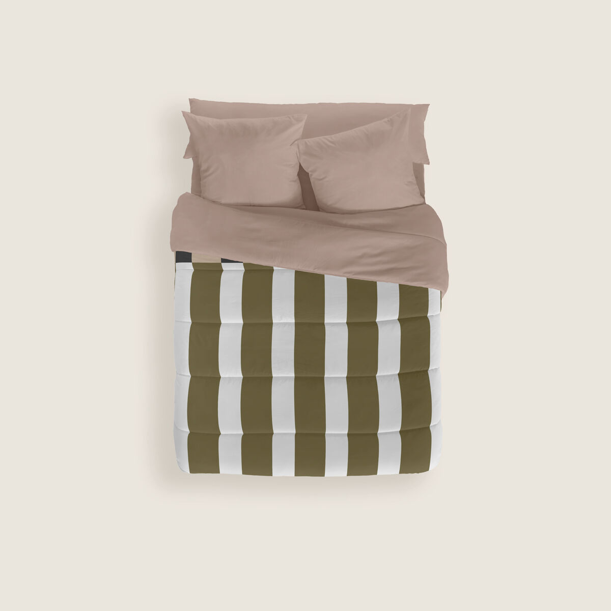 Naturals - edredón nórdico estampado cama 105 - 100% poliéster microfibra - 300 gr - pipe