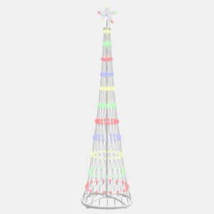Árvore de Natal - Pinheiro de Natal LED Multicolor 51 x 51 x 190 cm Metal
