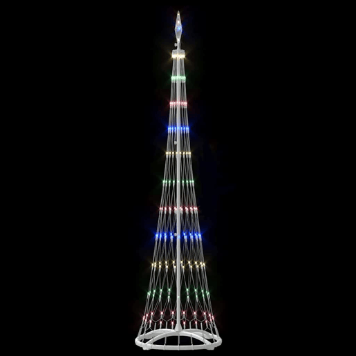 Árvore de Natal - Pinheiro de Natal LED Multicolor 51 x 51 x 190 cm Metal