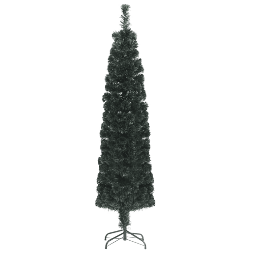 Árvore de Natal - Pinheiro de Natal artificial fina c suporte 120 cm fibra ótica