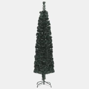 Árvore de Natal - Pinheiro de Natal artificial fina c suporte 120 cm fibra ótica