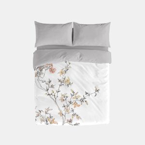 NATURALS - Capa de edredão estampada Cama 90 - Algodão extra macio - Inclui 1 ou 2 fronhas - SARAH