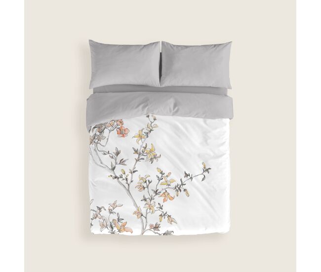 Naturals - funda nórdica estampada cama 90 - algodón extra suave - incluye 1 o 2 fundas de almohada - sarah