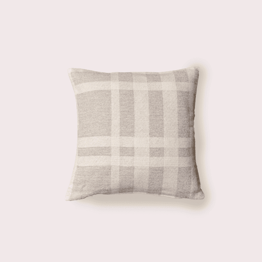 Naturals - Capa de Almofada Estampada - Sem enchimento - 50x70 cm - 80% Algodão - 20% Poliéster - Jacquard - SIENA CINZA