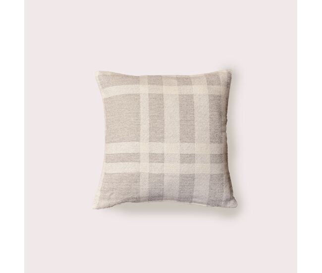Naturals - funda de cojín estampado - sin relleno - 50x70 cm - 80% algodón - 20% poliéster - jacquard - siena gris