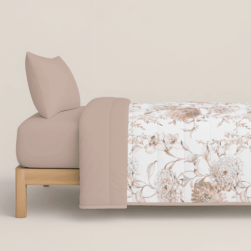 Naturals - Edredom Nórdico Estampado Cama 180 - 100% Poliéster Microfibra - 300g - EMMA