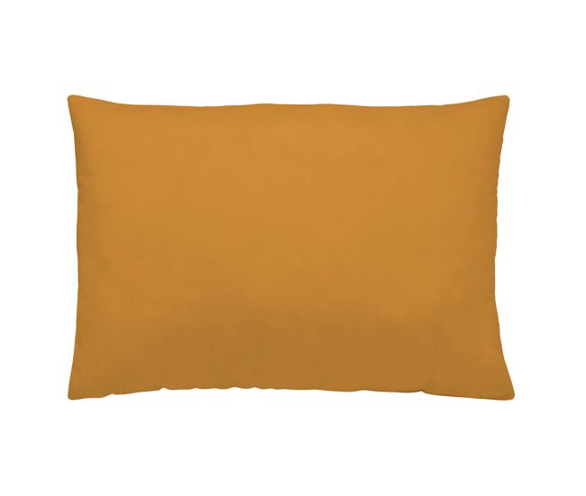 Naturals - funda de almohada - 45x90 cm - 100% algodón - ocre