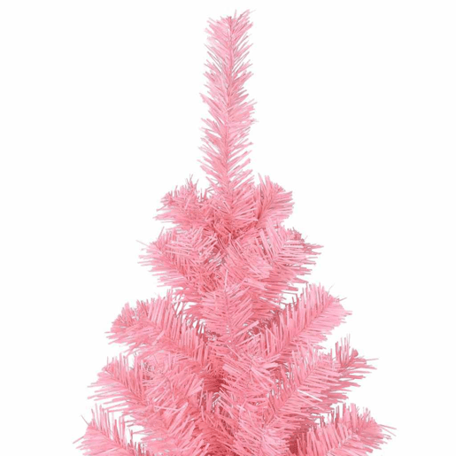 Árvore de Natal - Pinheiro de Natal com 300 LEDs com suporte Rosa 180 cm PVC