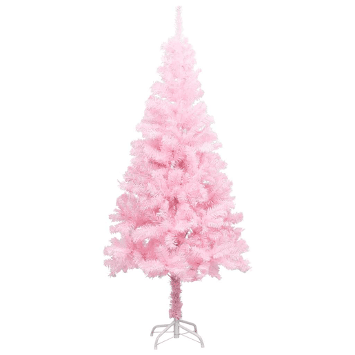 Árvore Natal artificial pré-iluminada c bolas PVC rosa Árvore Natal artificial pré-iluminada c bolas PVC rosa