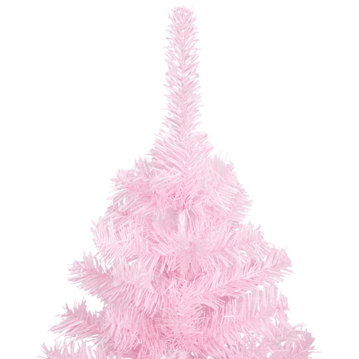 Árvore Natal artificial pré-iluminada c bolas PVC rosa Árvore Natal artificial pré-iluminada c bolas PVC rosa