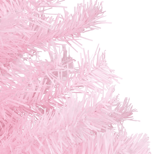 Árvore Natal artificial pré-iluminada c bolas PVC rosa Árvore Natal artificial pré-iluminada c bolas PVC rosa