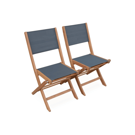 Mesa de jardim extensível em madeira, 8 cadeiras, Almeria, Madeira, 240x100x75 cm