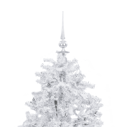 Árvore de Natal c neve base formato guarda-chuva 140 cm branco