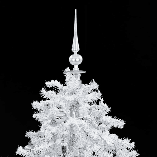 Árvore de Natal c neve base formato guarda-chuva 140 cm branco