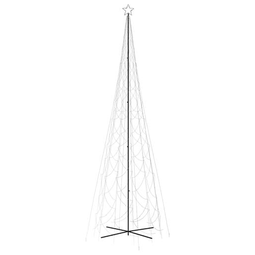 Árvore de Natal - Pinheiro de Natal em cone 3000 luzes LED 230x800 cm branco quente