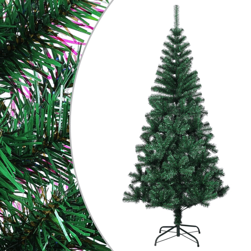 Árvore Natal - Pinheiro de Natal artificial c pontas iridescentes 120 cm PVC verde Árvore Natal - Pinheiro de Natal artificial c pontas iridescentes 120 cm PVC verde
