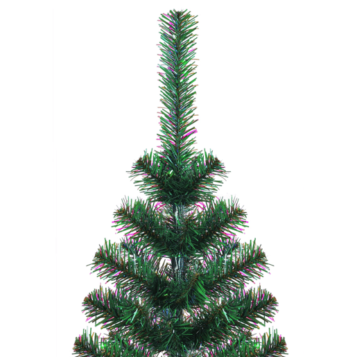 Árvore Natal - Pinheiro de Natal artificial c pontas iridescentes 120 cm PVC verde Árvore Natal - Pinheiro de Natal artificial c pontas iridescentes 120 cm PVC verde