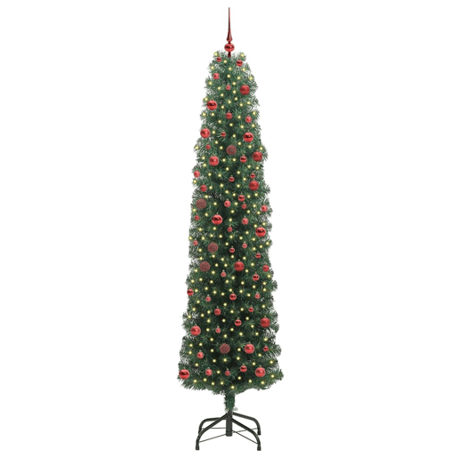 Árvore de Natal - Pinheiro de Natal Artificial Verde 210 cm PVC e Aço e Plástico
