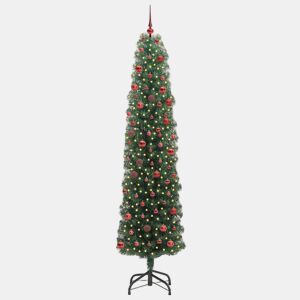 Árvore de Natal - Pinheiro de Natal Artificial Verde 210 cm PVC e Aço e Plástico