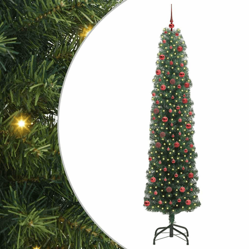Árvore de Natal - Pinheiro de Natal Artificial Verde 210 cm PVC e Aço e Plástico