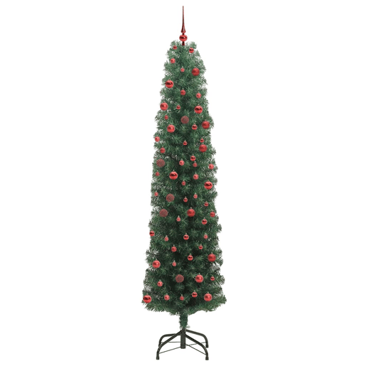 Árvore de Natal - Pinheiro de Natal Artificial Verde 210 cm PVC e Aço e Plástico
