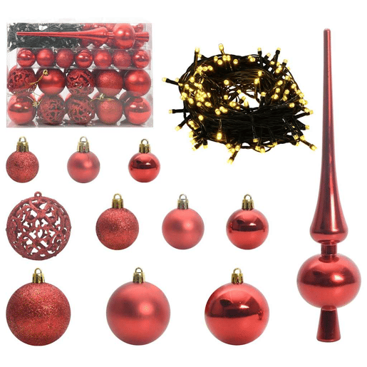Árvore de Natal - Pinheiro de Natal Artificial Verde 210 cm PVC e Aço e Plástico