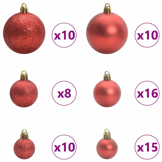Árvore de Natal - Pinheiro de Natal Artificial Verde 210 cm PVC e Aço e Plástico