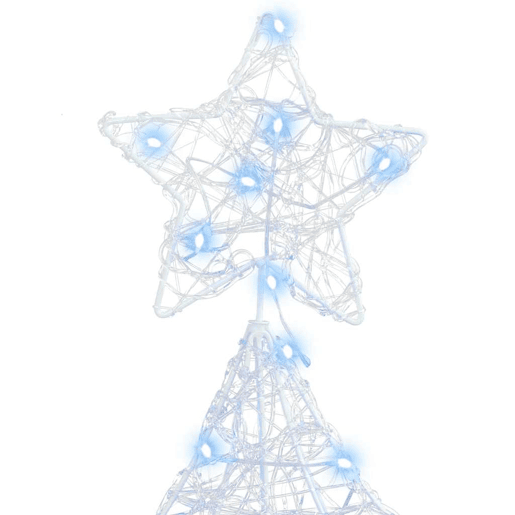 Árvore de Natal - Pinheiro de Natal com 100 LEDs Branco frio 120 cm Acrílo