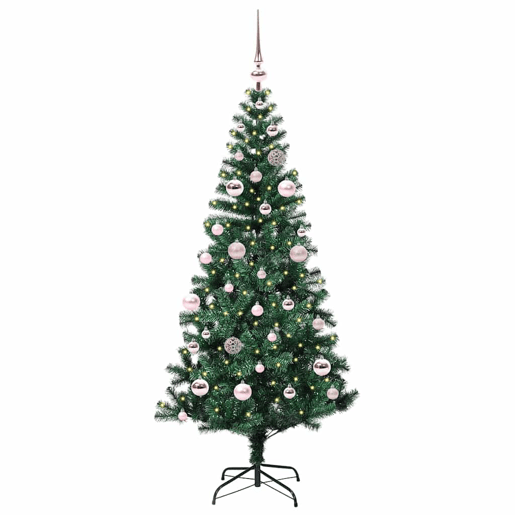 Árvore de Natal Artificial Pré-iluminada Verde 150 cm Árvore de Natal Artificial Pré-iluminada Verde 150 cm