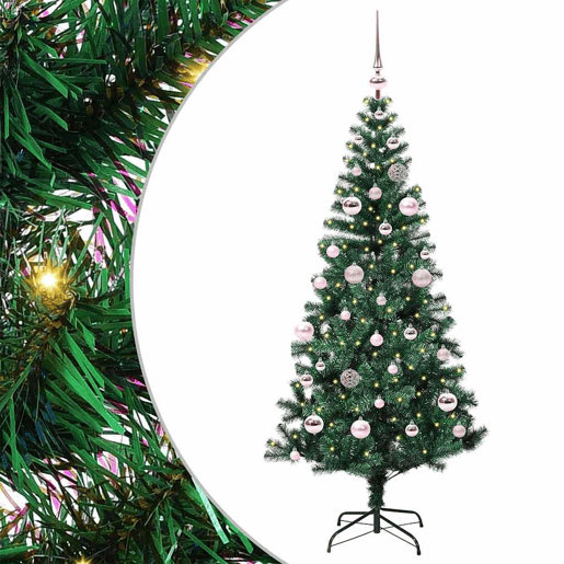 Árvore de Natal Artificial Pré-iluminada Verde 150 cm Árvore de Natal Artificial Pré-iluminada Verde 150 cm