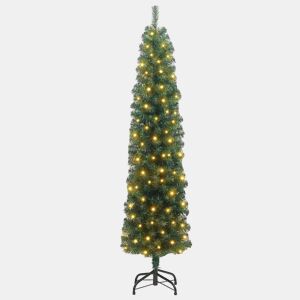 Árvore de Natal - Pinheiro de Natal Artificial Verde 210 cm PVC e Aço e Plástico