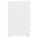 Cajonera mueble de oficina con ruedas 6 cajones Cajonera mueble de oficina con ruedas 6 cajones Blanco
