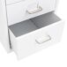 Cajonera mueble de oficina con ruedas 6 cajones Cajonera mueble de oficina con ruedas 6 cajones Blanco