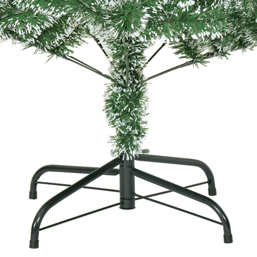 Árvore de Natal - Pinheiro de Natal artificial com flocos de neve 240 cm verde