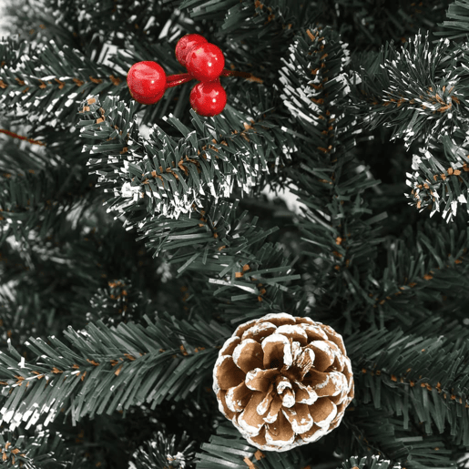 Árvore de Natal - Pinheiro de Natal artificial com suporte 180 cm PVC verde