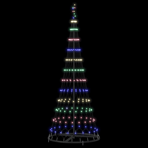 Árvore de Natal - Pinheiro de Natal LED Multicolor 71 x 71 x 184,5 cm Metal