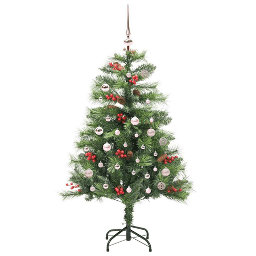 Árvore de Natal - Pinheiro de Natal Artificial Verde 150 cm PVC e Metal